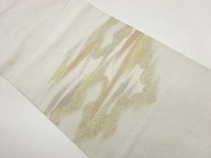 綴れ雲取り模様織出し名古屋帯